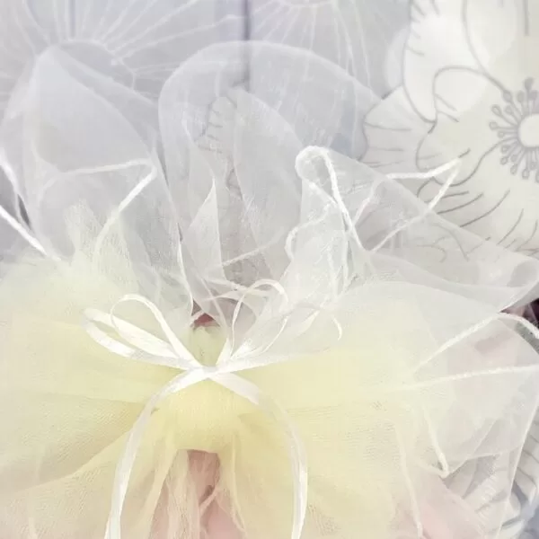レース×ベルベットの作り帯 No.20 のリボン部分